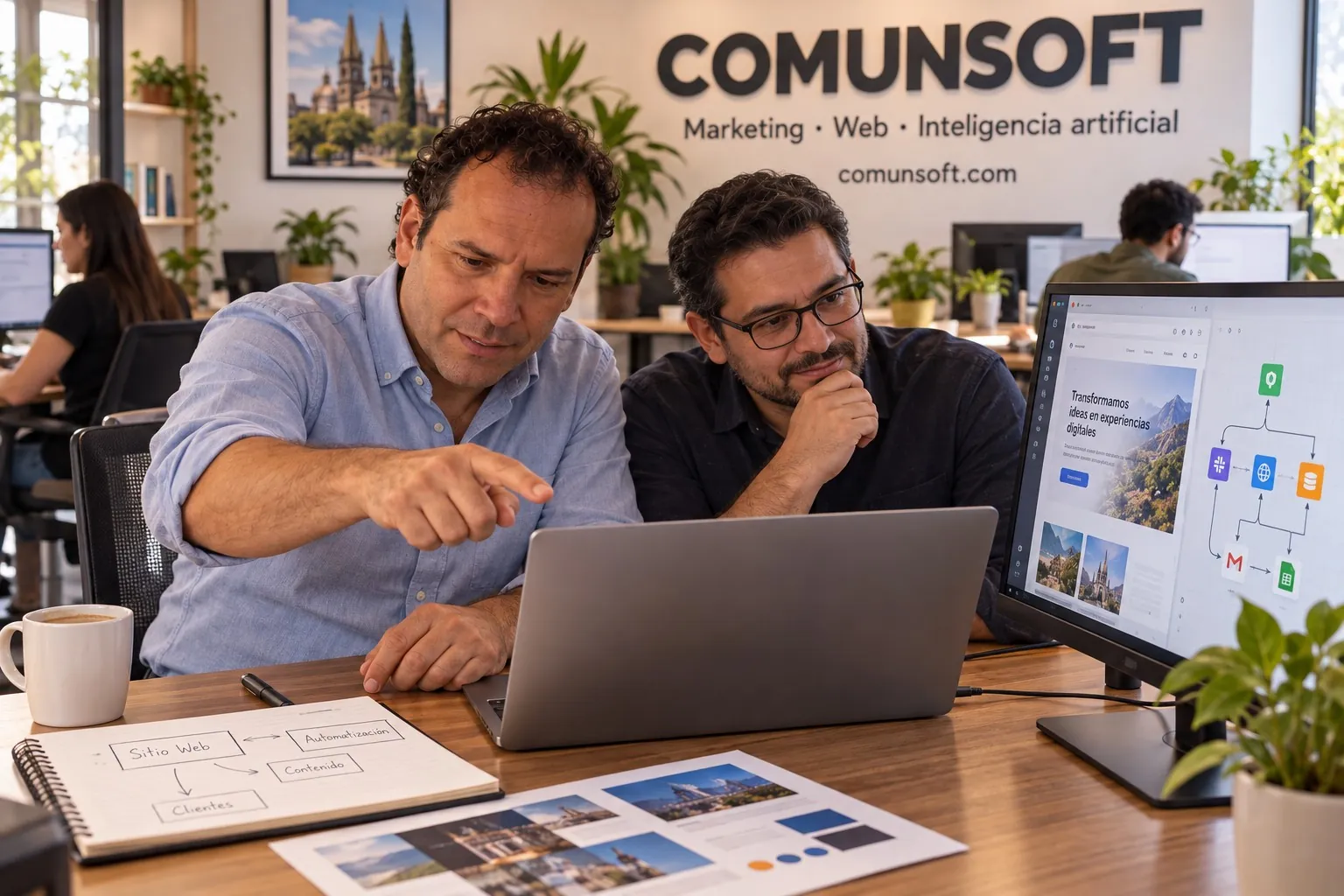 Ilustración: Comunsoft en funcionamiento