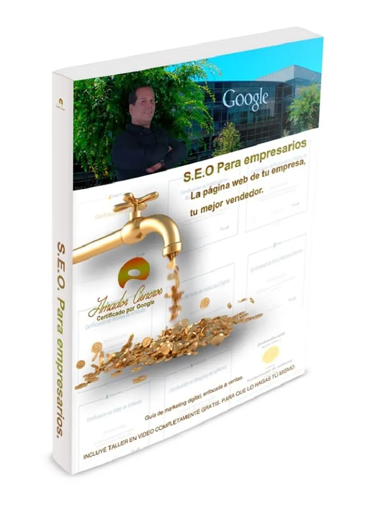 Portada del libro de bolsillo SEO para empresarios